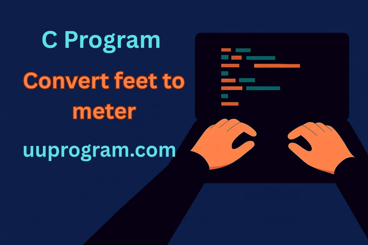 Convert feet to meter
