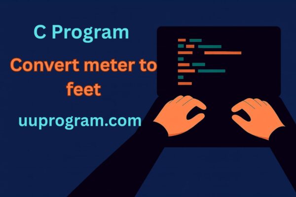 Convert meter to feet