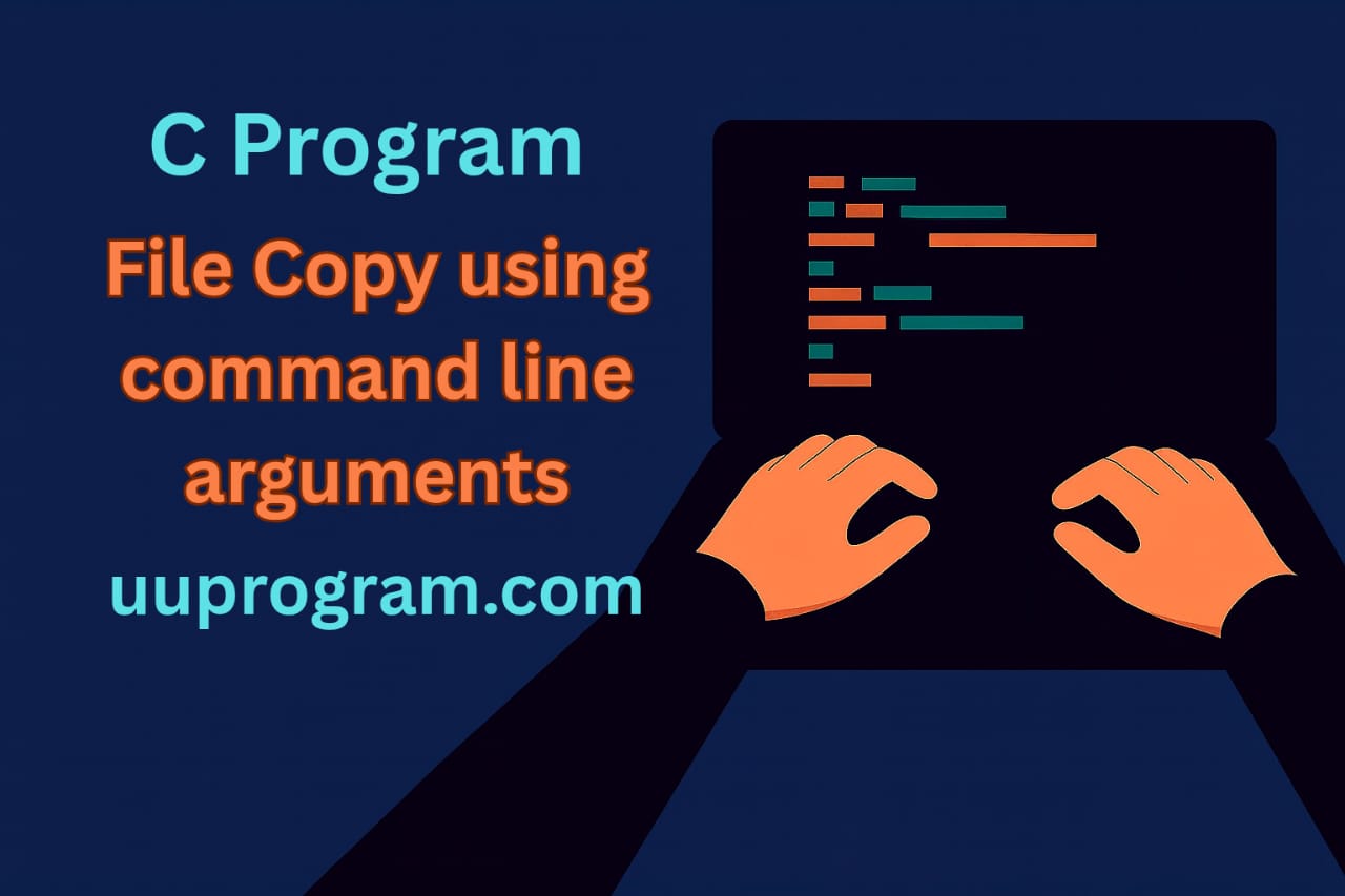 File Copy using command line arguments