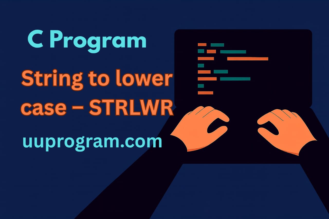 String to lower case - STRLWR