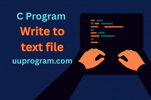 Write to text file