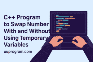 C++ Program to Swap Two Numbers with and without using varibles