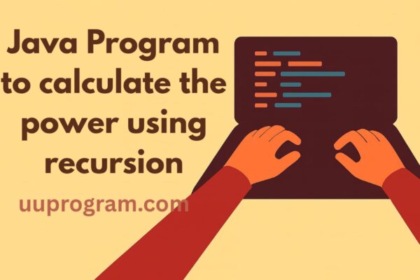 Java Program to calculate the power using recursion
