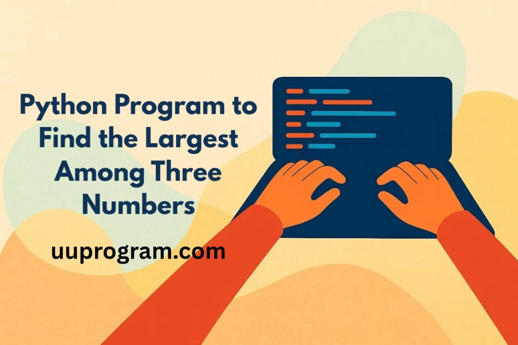 Write a Python Program to Find the Largest Among Three Numbers ...