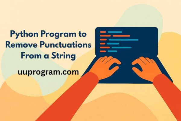 Python Program to Remove Punctuations From a String